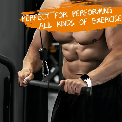 NNEOBA Gym Rotating Straight Bar-3